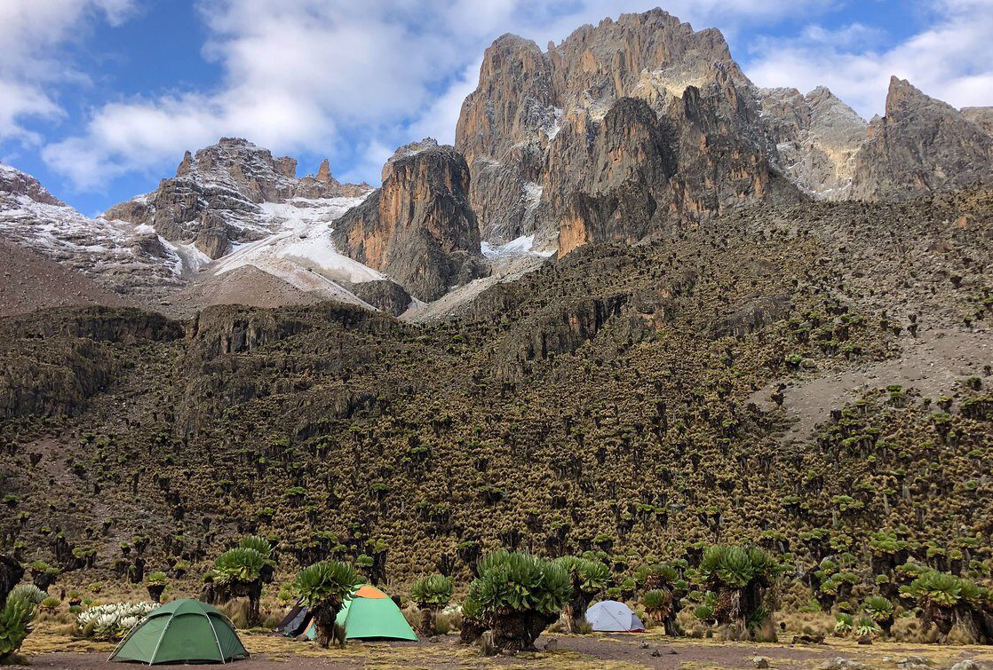 Climbing Kenya