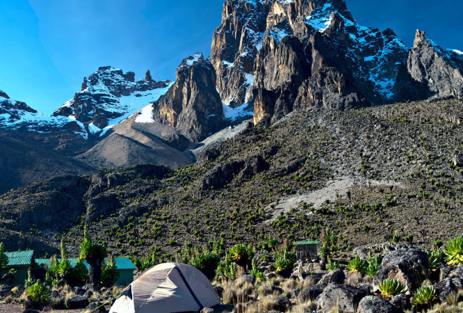 Climbing Kenya