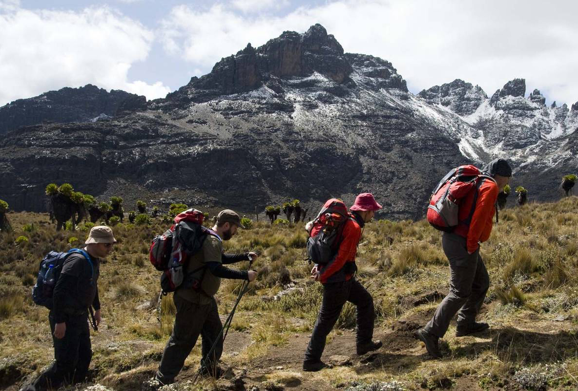 Climbing Kenya