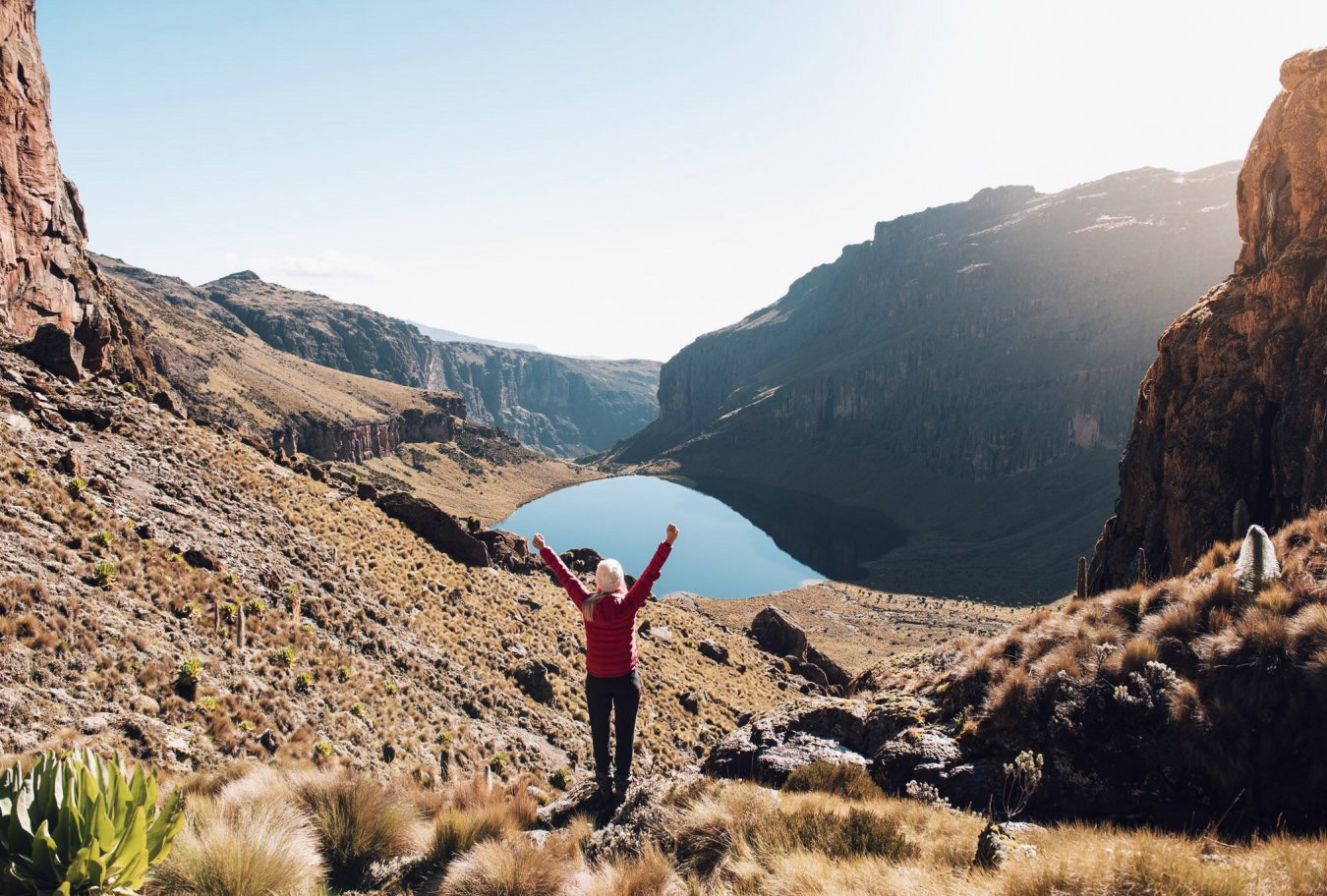 Climbing Kenya